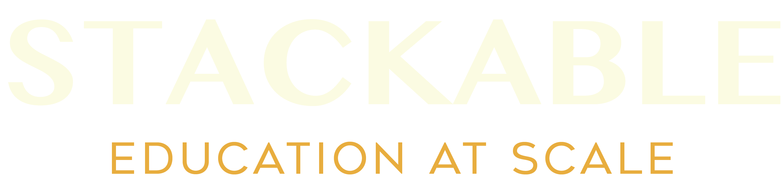 Stackable logo